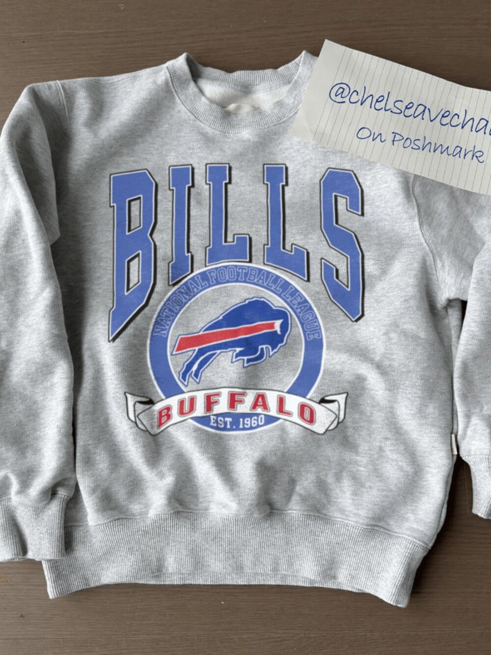 Vintage Buffalo Bills Crewneck Sweatshirt Retro NFL Football Shirt For Men Women